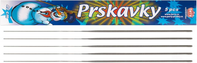 Prskavky, délka 40cm - set 5ks (zn. TARRA)