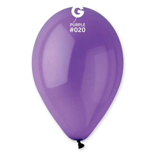 Latexový balónek GEMAR, krystalový, fialový (G110 - #020), průměr 30cm