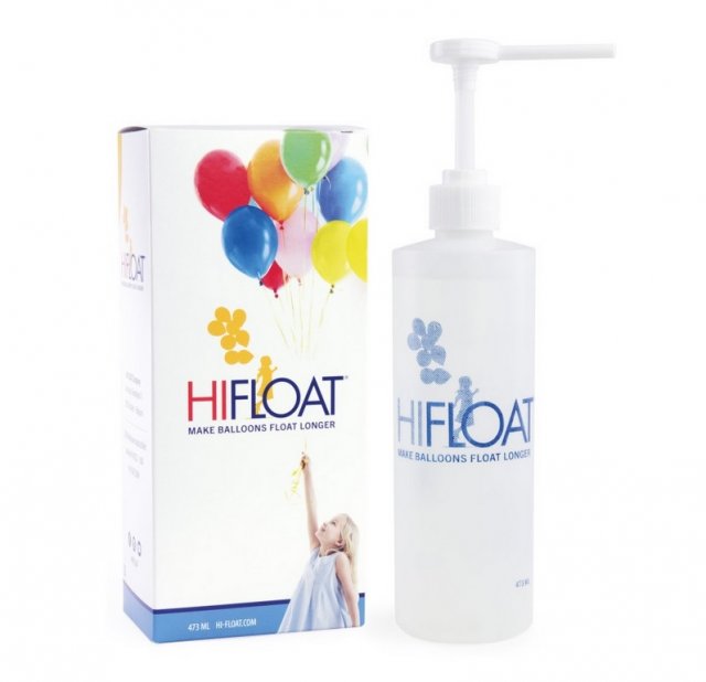 HI-FLOAT, 473ml s pumpičkou - gel do latexových balónků pro delší létání