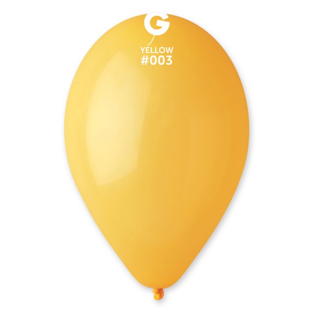 Latexové balónky GEMAR, pastelové, mangově žluté (G90 - #003), průměr 26cm - set 10ks