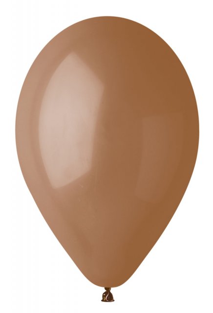 Latexové balónky GEMAR, pastelové, mocha hnědé (G90 - #076), průměr 26cm - set 10ks