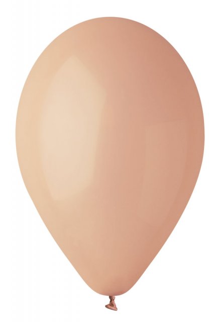Latexové balónky GEMAR, pastelové, mlhavě růžové (G90 - #099), průměr 26cm - set 10ks