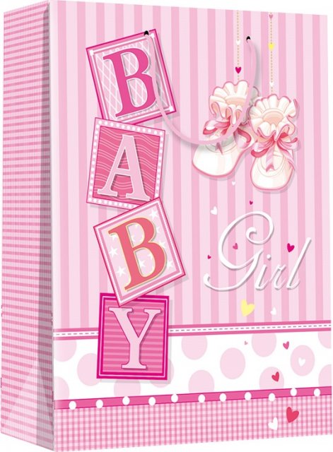 Dárková TAŠKA - Baby GIRL, velikost S (zn. Flexio)
