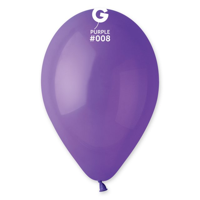 Latexový balónek GEMAR, pastelový, fialový (G110 - #008), průměr 30cm