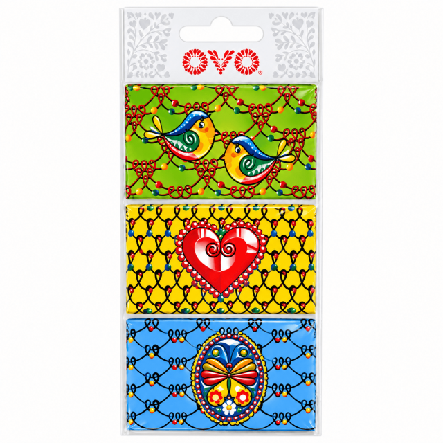 VELIKONOCE - košilky / fólie smršťovací - vzor drátkování (zn. OVO)