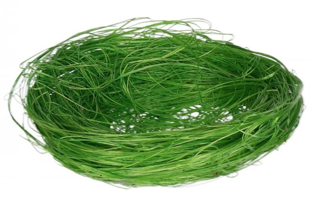 HNÍZDO dekorační, zelené, velikost 8cm (zn. WIKY)
