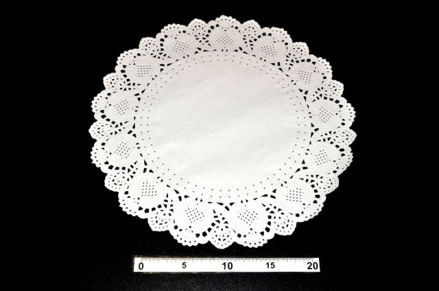 Dortová krajka papírová, průměr 36cm - set 8ks (zn. WIKY)