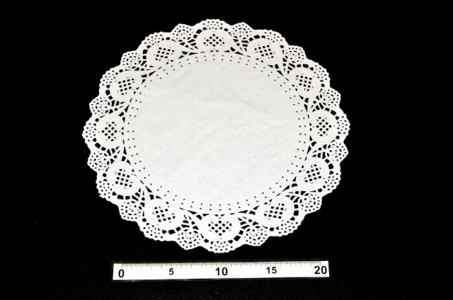 Dortová krajka papírová, průměr 29cm - set 8ks (zn. WIKY)