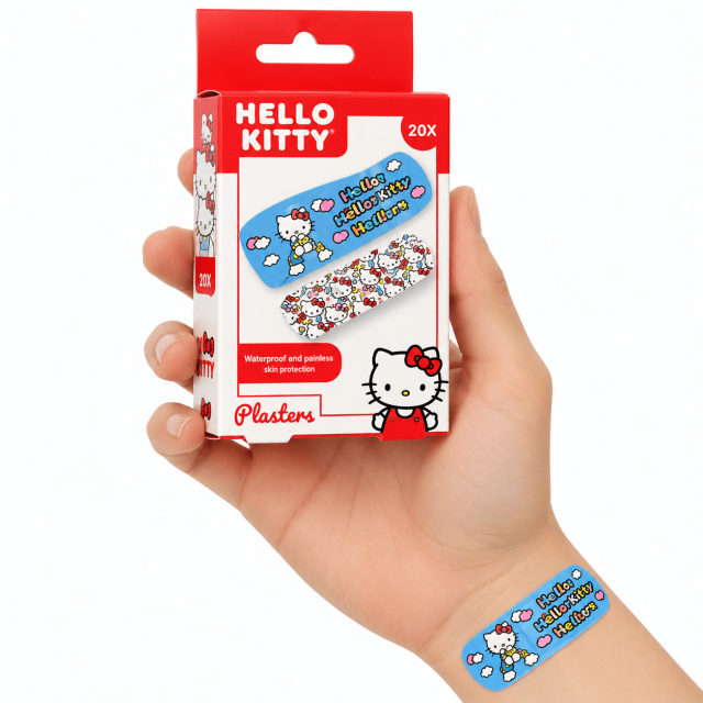 Dětské náplasti Hello Kitty, 40ks (zn. KARSTEN)