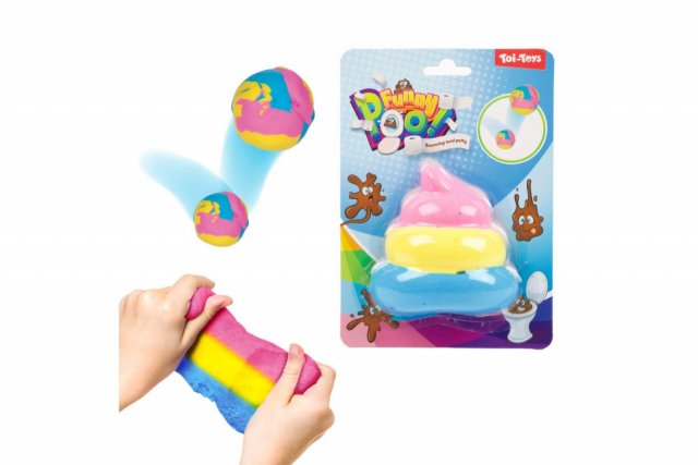 SLIZ - hmota hopíková, skákací - barevné HOVÍNKO (zn. Toi-Toys)