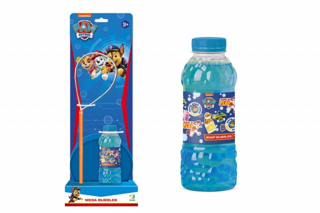 Bublifuk Tlapková patrola / Paw Patrol sada na tvorbu bublin, menší + náplň 0.45L