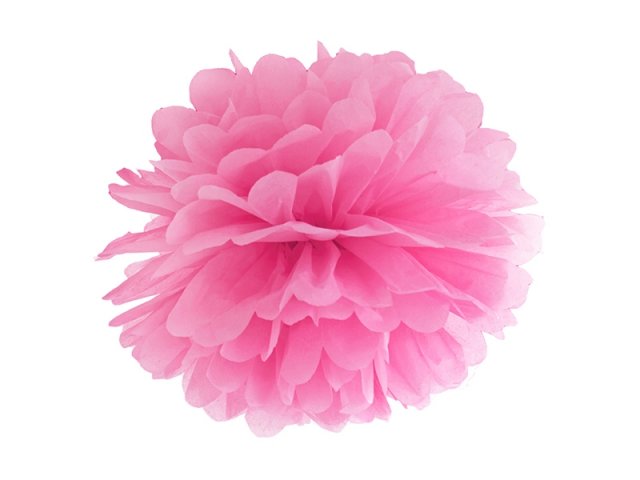 Pompom, světle růžová, 35 cm (zn. PartyDeco)