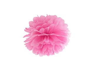 Pompom, růžová, 25 cm