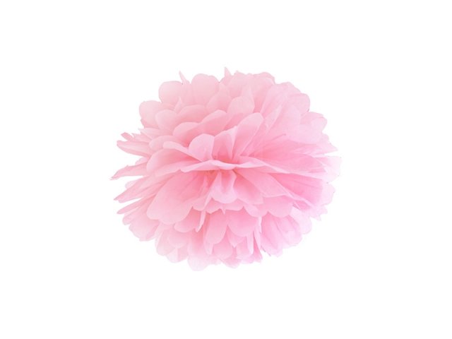 Pompom, světle růžová, 25 cm