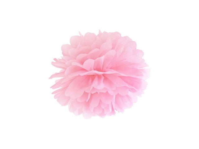 Pompom, světle růžová, 25 cm (zn. PartyDeco)
