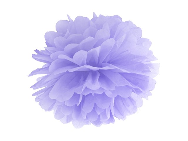 Pompom, světlá lila, 35 cm (zn. PartyDeco)