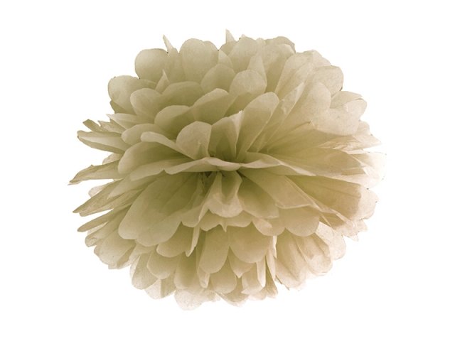 Pompom, zlatá, 35 cm (zn. PartyDeco)