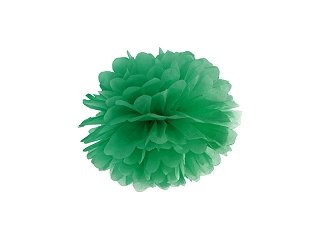Pompom, smaragdová zelená, 25 cm