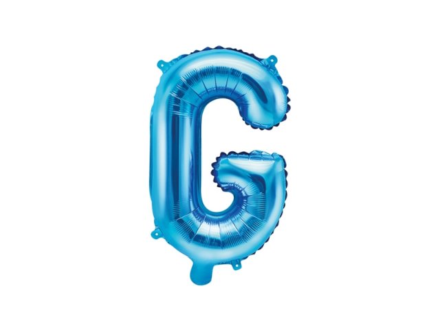 Foliový balonek, písmeno "G", modrý