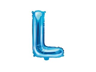 Foliový balonek, písmeno "L", modrý