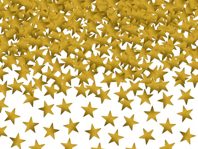 Konfety, zlaté hvězdy