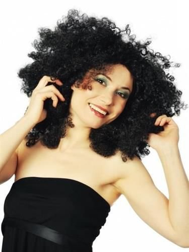 Afro paruka černá