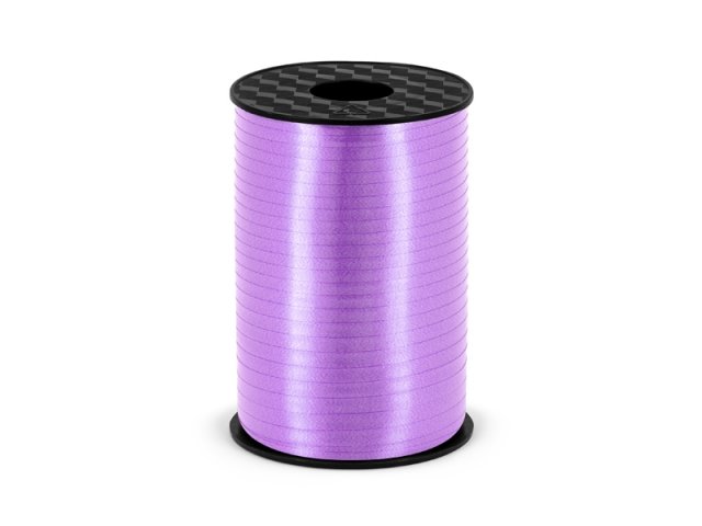 Stuha plastová, levandule, 0.5cm/225m (zn. PartyDeco)