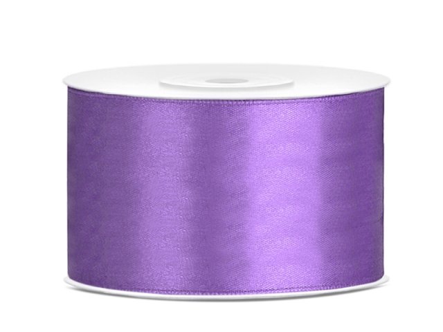Stuha saténová, lila, 3.8cm/25m (zn. PartyDeco)