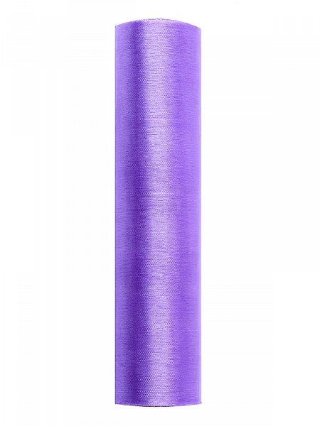 Organza, šeříková, 16cm/9m (zn. PartyDeco)