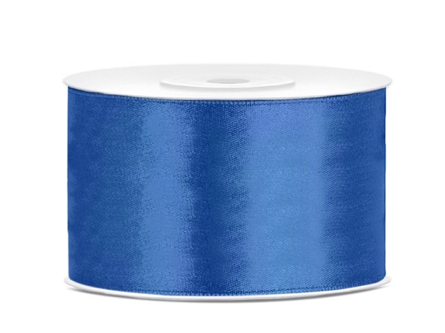 Stuha saténová, královská modrá, 3.8cm/25m (zn. PartyDeco)