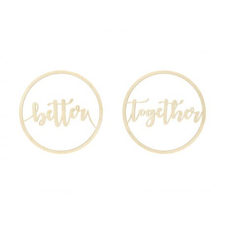 Závěsná dekorace na židli "Better Together", 28cm (zn. PartyDeco)