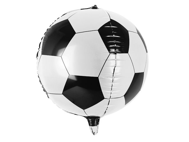 Foliový balónek fotbal 3D, koule 40 cm (zn. PartyDeco)