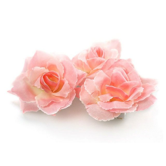 Růžičky lepící, růžové - 9cm, 24ks