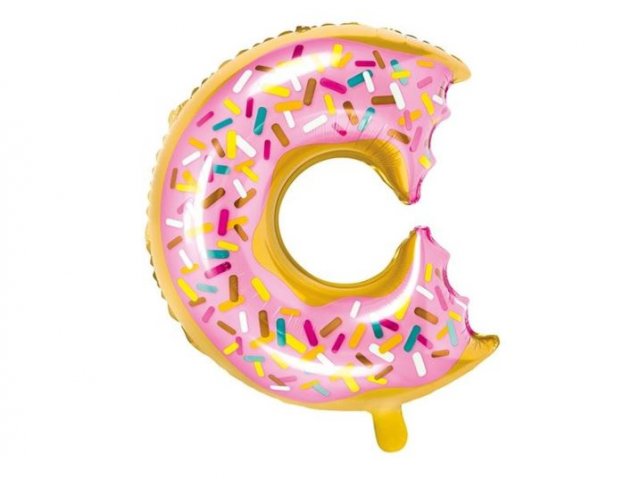 Foliový balónek Donut, 48x50cm (zn. PartyDeco)