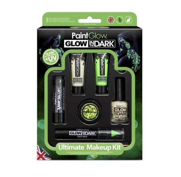 Sada svítící ve tmě Ultimate Makeup Kit (zn. PaintGlow)