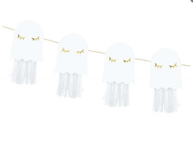 Halloweenská girlanda Duchové, délka 1.3m (zn. PartyDeco)