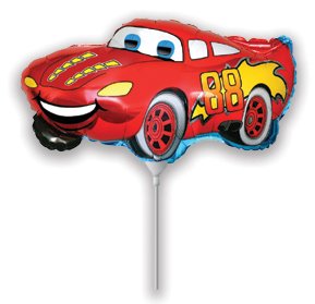 Fóliový MINI balónek Autíčko Cars / Blesk McQueen, rozměr 33x21cm