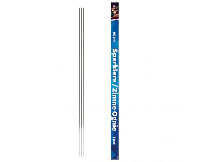 Prskavky studené prskání, délka 90cm, 3ks (zn. Godan)