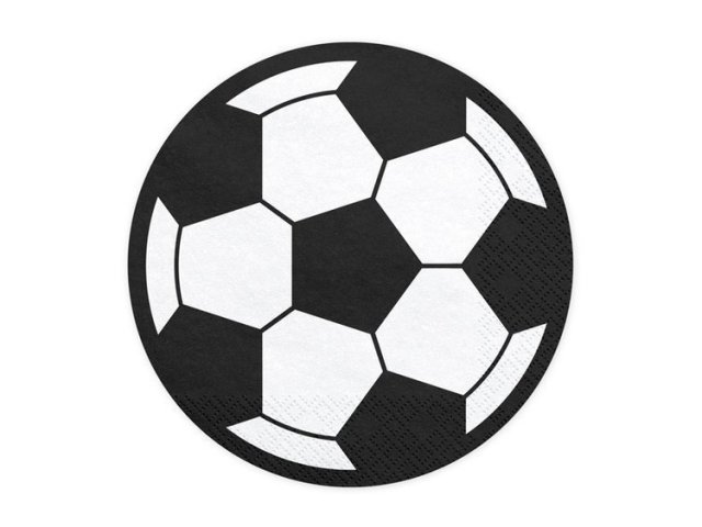 Ubrousky, 27x27 cm - Fotbalový míč, 20 ks