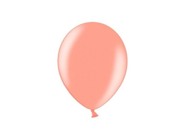 Balónek metalický, růžovo/zlatý, 30 cm - 1 ks