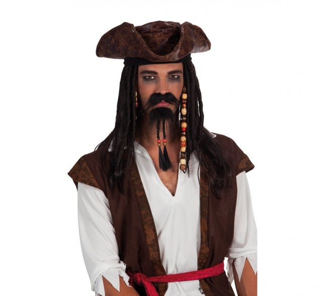 Pirátské vousy s korálky (zn. BOLAND)