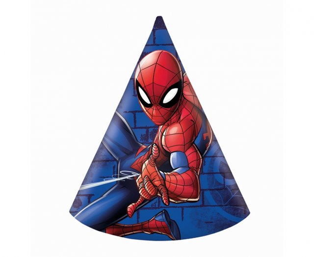 Párty kloboučky "Spiderman Team Up", 6ks