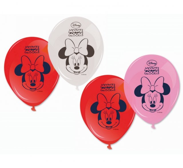 Latexové balónky Minnie Mouse, set 8ks (zn. Procos)
