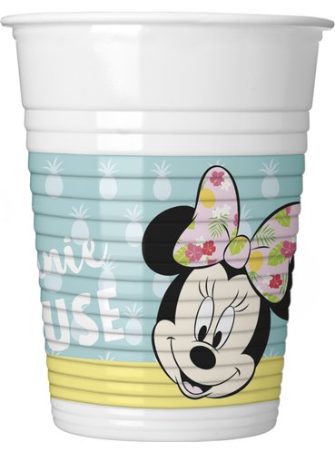 Plastový kelímek Minnie Mouse, 200 ml - 8ks