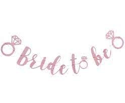 Girlanda "Bride to be" růžová