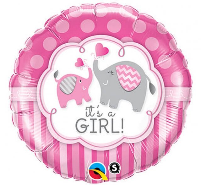 Fóliový balónek "It’s a girl"