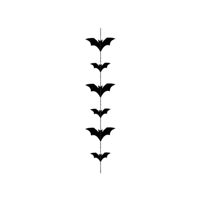 Girlanda netopýr černá, 1,5m