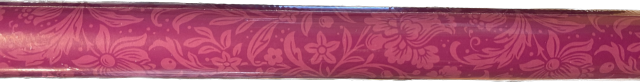 Balící papír růžový s květinovými vzory