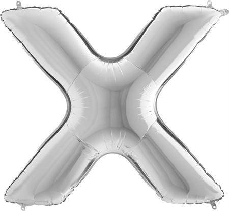 Foliový balonek, písmeno "X"