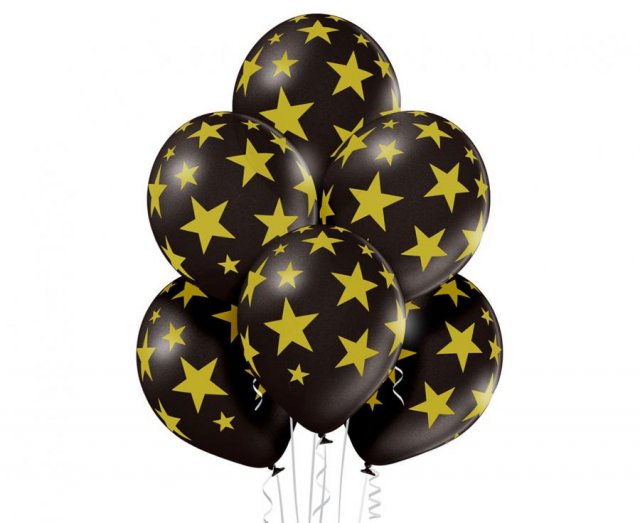Balónky Stars 30 cm, 6 ks